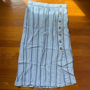 Aeropostale striped midi skirt size Small